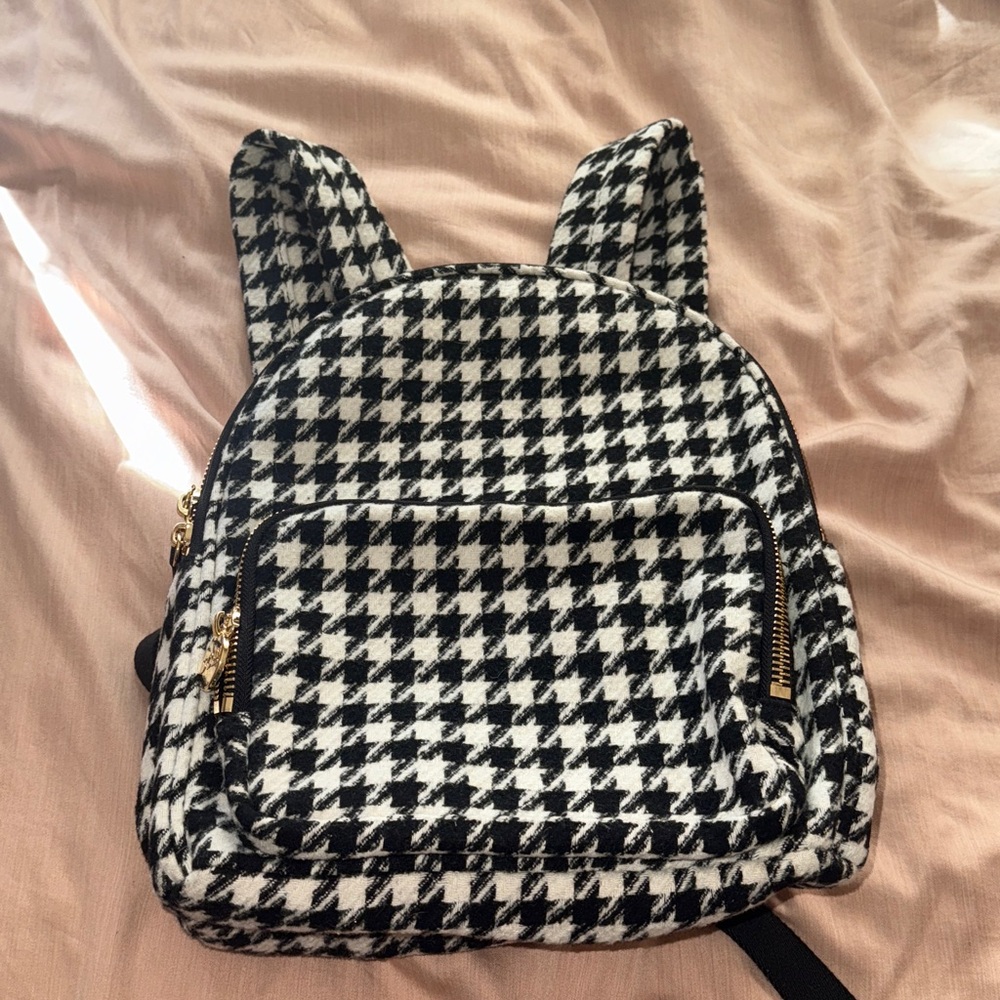Stoney Clover Lane Houndstooth mini backpack- London collection